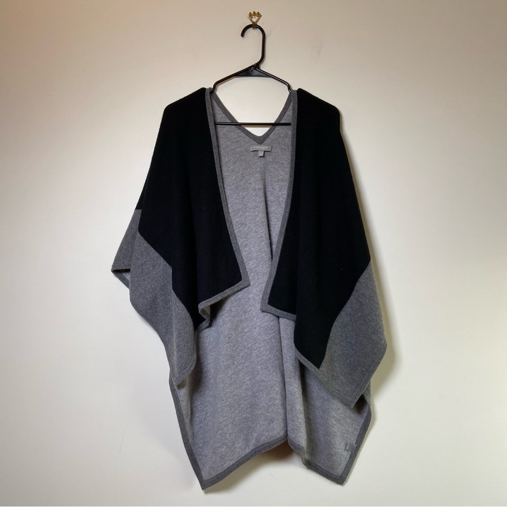 Neiman Marcus Cashmere Poncho Wrap Shawl